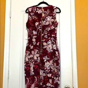 Calvin Klein Sheath Floral Dress